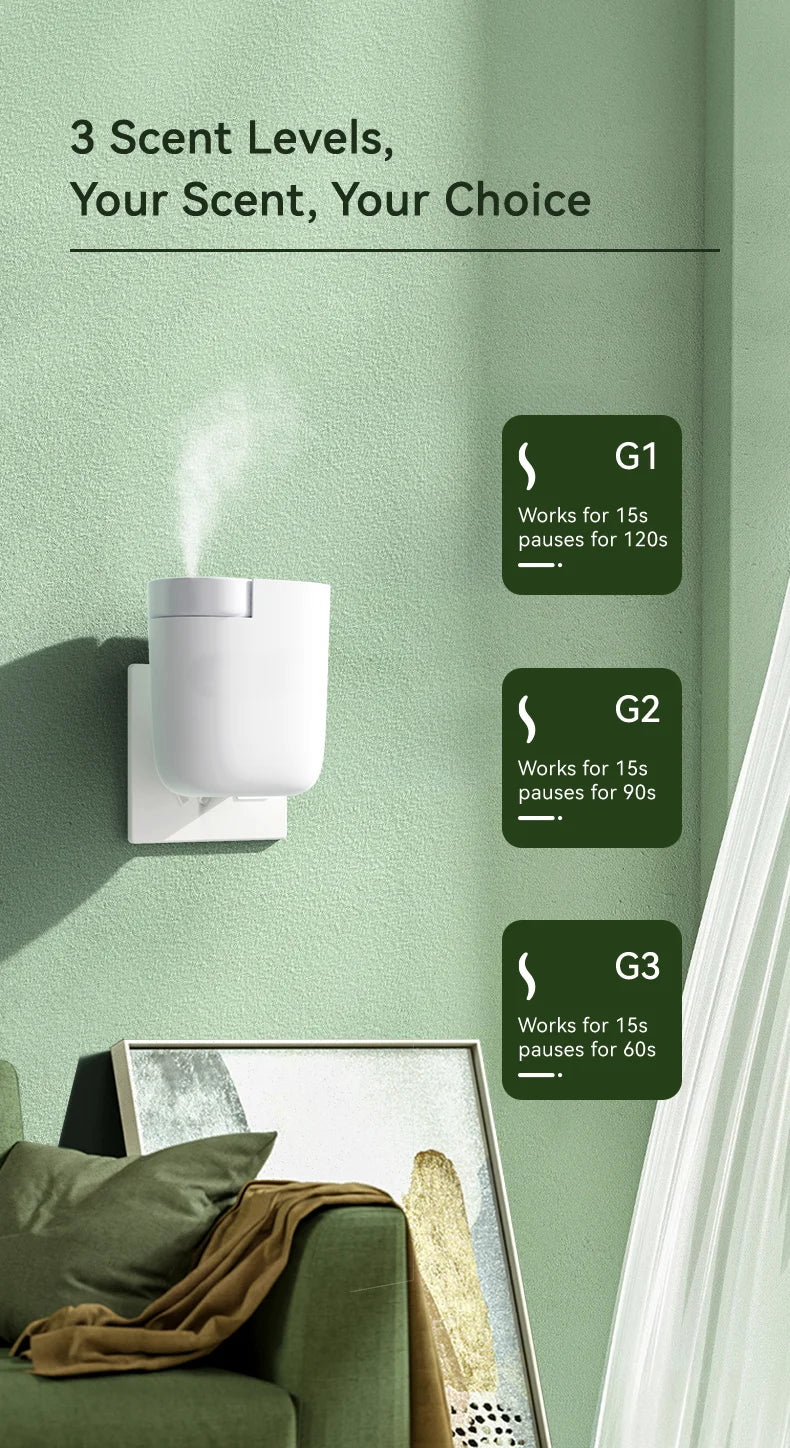 Plug in Waterless Aroma Diffuser Hotel Frangrance Diffuser And Essential Oils Atomizing Efficienc Home Air Freshener