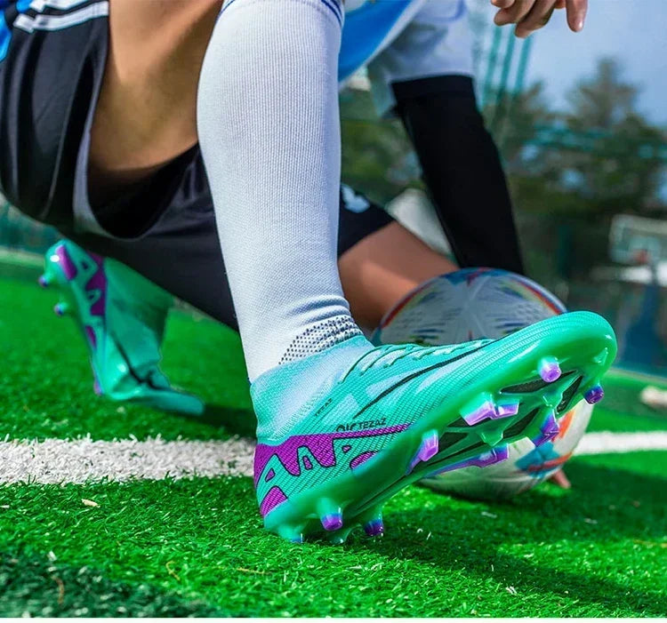 Men Football Shoes TF/FG Society Cleats Indoor Soccer Shoes Professional Football Field Boots Fast Unisex Sneaker Top Quality