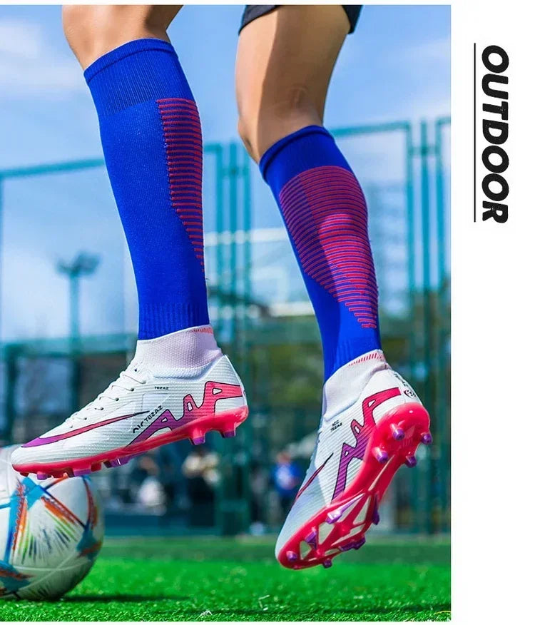 Men Football Shoes TF/FG Society Cleats Indoor Soccer Shoes Professional Football Field Boots Fast Unisex Sneaker Top Quality