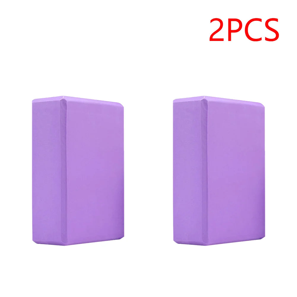 2-5PCS EVA Yoga Block Gym Training Blocks Moisture-Proof High Density Yoga Blocks Body Shaping Yoga Blocks for Meditation