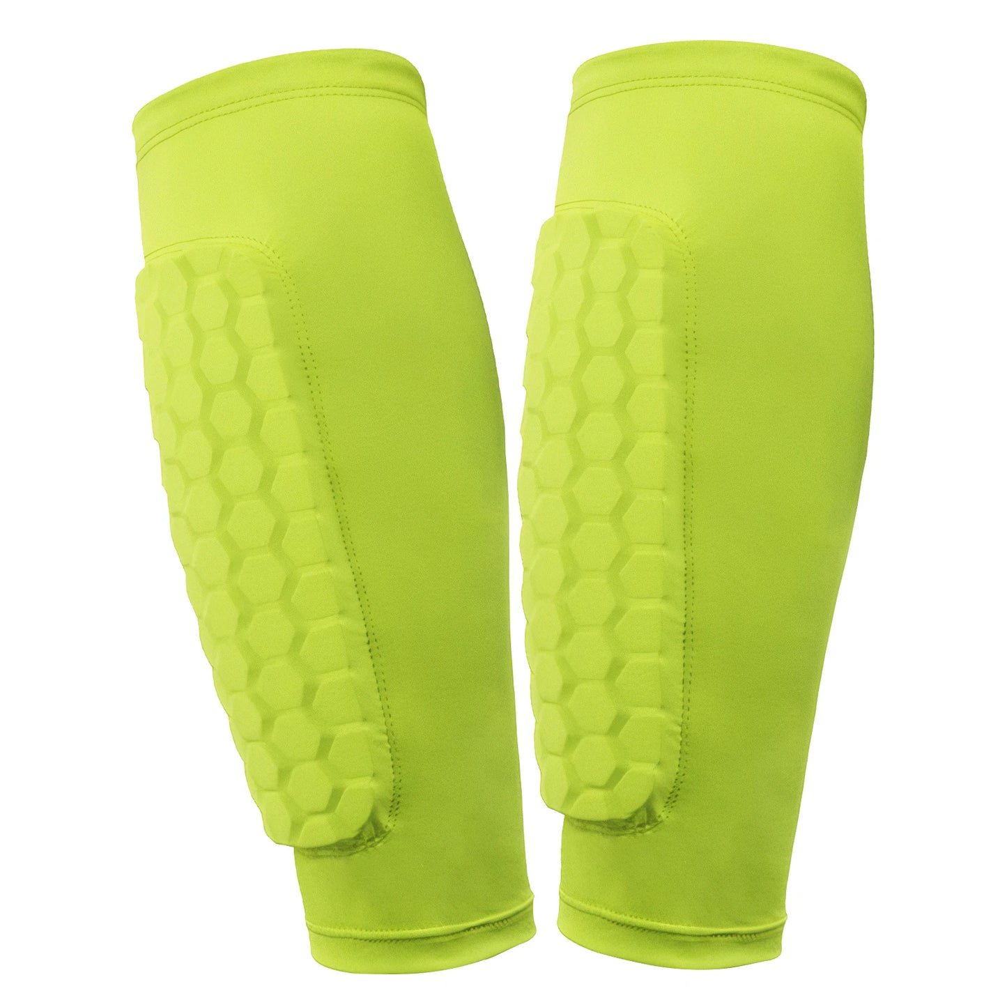 Shin Guards with Honeycomb Pads Soccer Shin Pads Ergonomic Lightweight Calf Protective Gear for Boys Girls Men Women