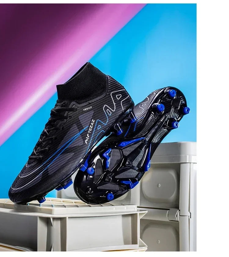 Men Football Shoes TF/FG Society Cleats Indoor Soccer Shoes Professional Football Field Boots Fast Unisex Sneaker Top Quality