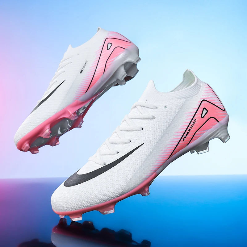New Men Soccer Shoes Grass Cleats Football Boots Non-Slip High-top Futsal Sneakers High-quality Match Indoor Hot-selling Outdoor