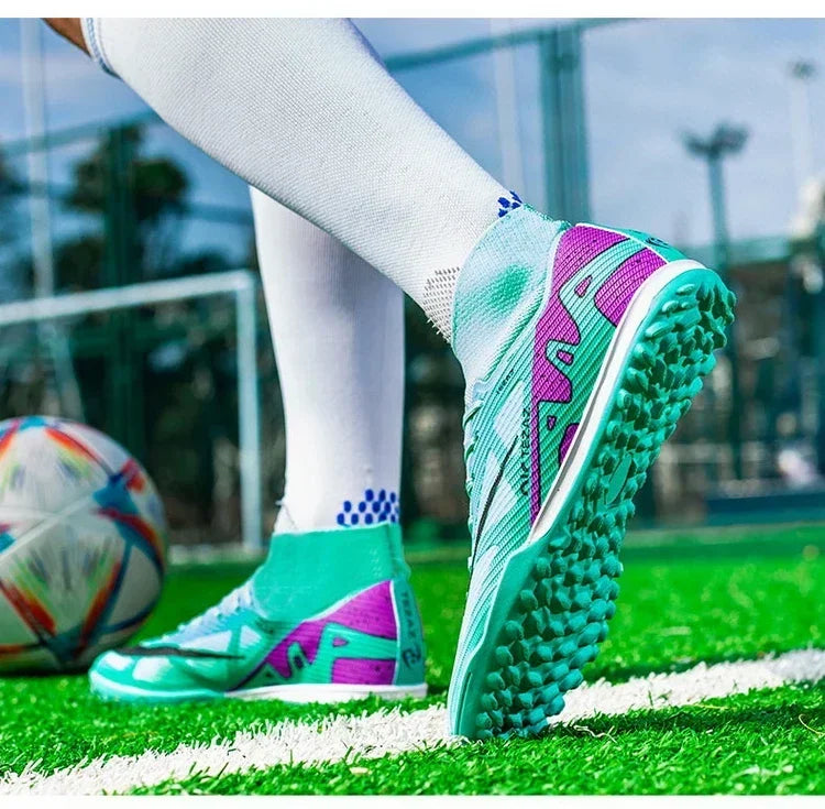 Men Football Shoes TF/FG Society Cleats Indoor Soccer Shoes Professional Football Field Boots Fast Unisex Sneaker Top Quality