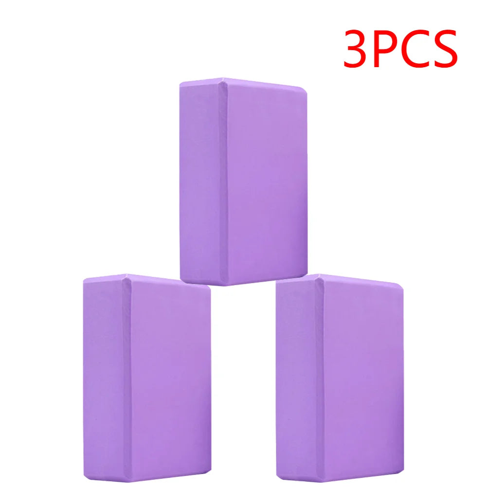 2-5PCS EVA Yoga Block Gym Training Blocks Moisture-Proof High Density Yoga Blocks Body Shaping Yoga Blocks for Meditation