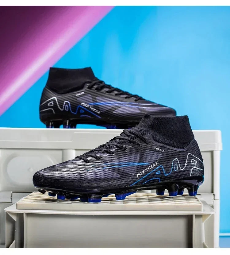 Men Football Shoes TF/FG Society Cleats Indoor Soccer Shoes Professional Football Field Boots Fast Unisex Sneaker Top Quality