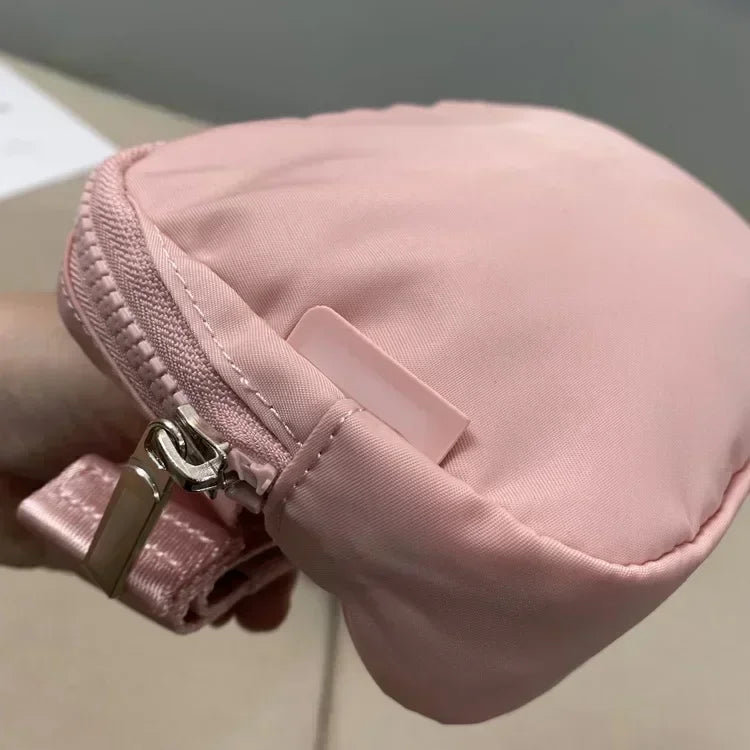 Lemon Sports Belt Bag Women Fanny Pack Outdoor Sports Waist Bag Fitness Crossbody Chest Pack Leisure Pouch Zip Oxford Bum Bags