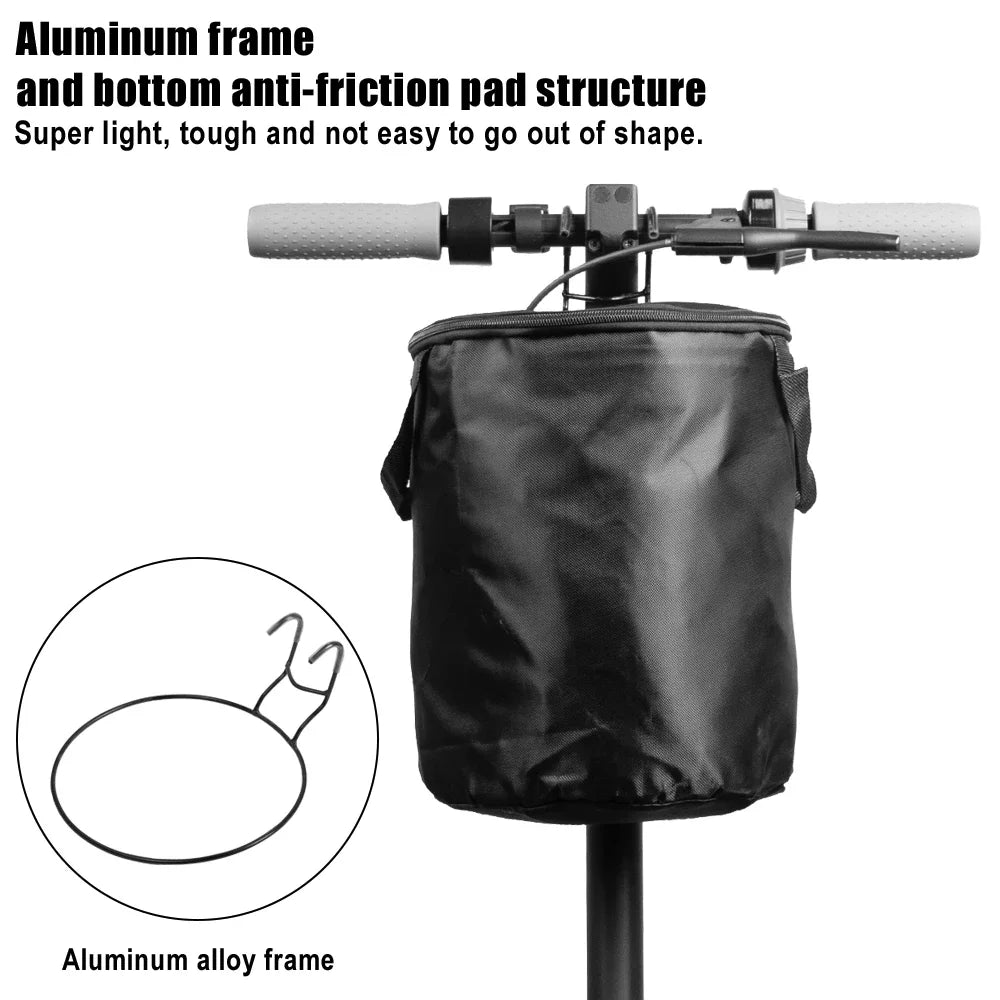 Waterproof Baskets Handlebar Bags Head Grip Storage Part for Electric Scooter Xiaomi M365 Mi3 Pro2 for Ninebot Max G30 Bag