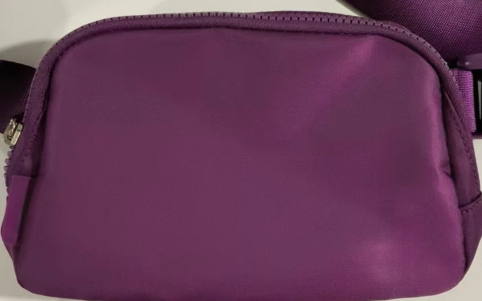 Lemon Sports Belt Bag Women Fanny Pack Outdoor Sports Waist Bag Fitness Crossbody Chest Pack Leisure Pouch Zip Oxford Bum Bags