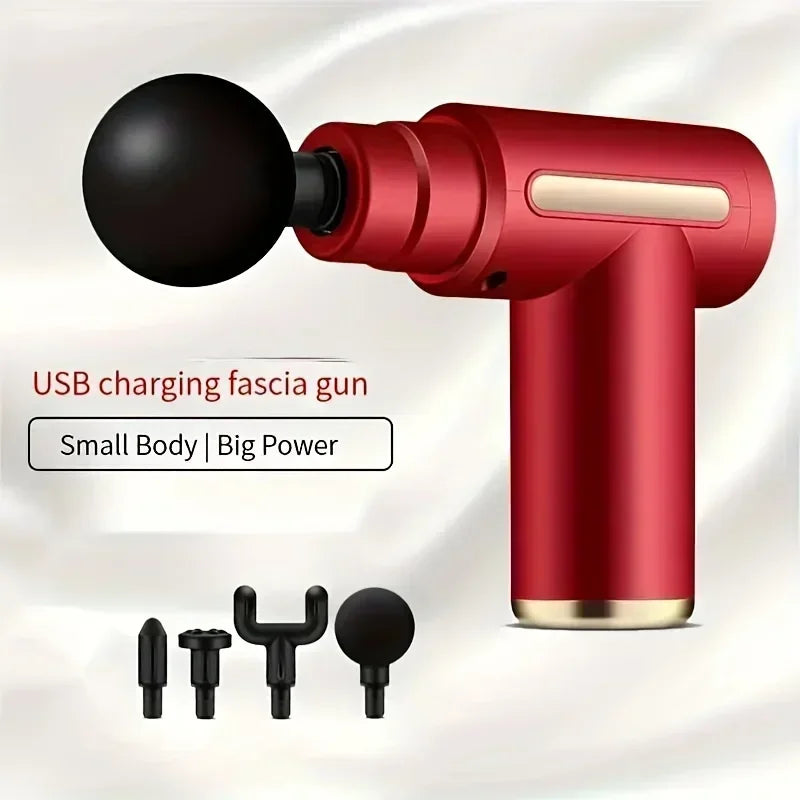 Fascial Machine Muscle Relaxation USB Mini MassageGun Vibration Gun Massage Fitness Equipment NeckGrasping Fascia Gun