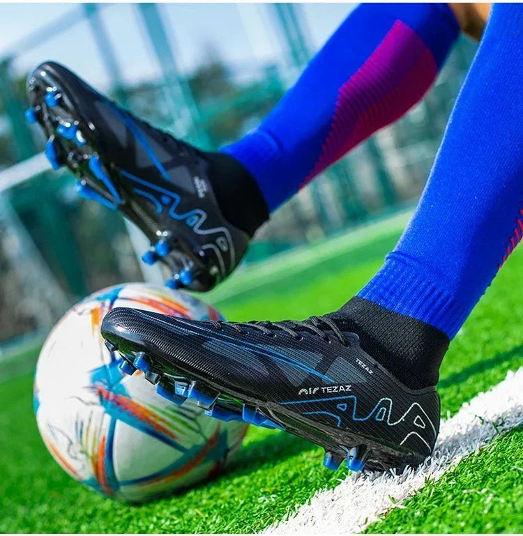 Men Football Shoes TF/FG Society Cleats Indoor Soccer Shoes Professional Football Field Boots Fast Unisex Sneaker Top Quality