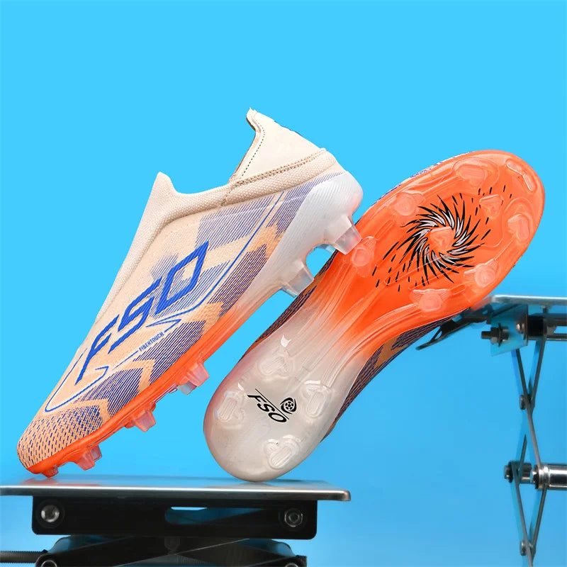 New Men's Soccer Shoes Grass Adult Non-Slip Non Slip Football Boots Ultralight Sport Indoor Cleats Fg Turf Futsal Comfortable