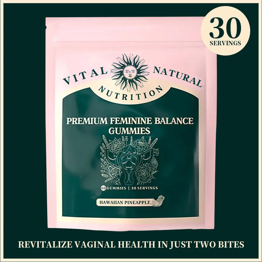 60 Pieces of Vital Source Feminine Balance Gummies Are Selling Well, Caring for Women Preferred Gift - Hawaiian Pineapple