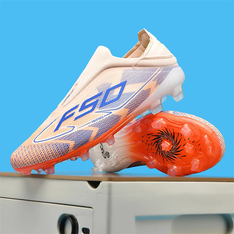 New Men's Soccer Shoes Grass Adult Non-Slip Non Slip Football Boots Ultralight Sport Indoor Cleats Fg Turf Futsal Comfortable