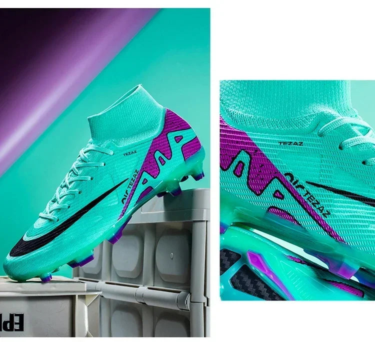 Men Football Shoes TF/FG Society Cleats Indoor Soccer Shoes Professional Football Field Boots Fast Unisex Sneaker Top Quality