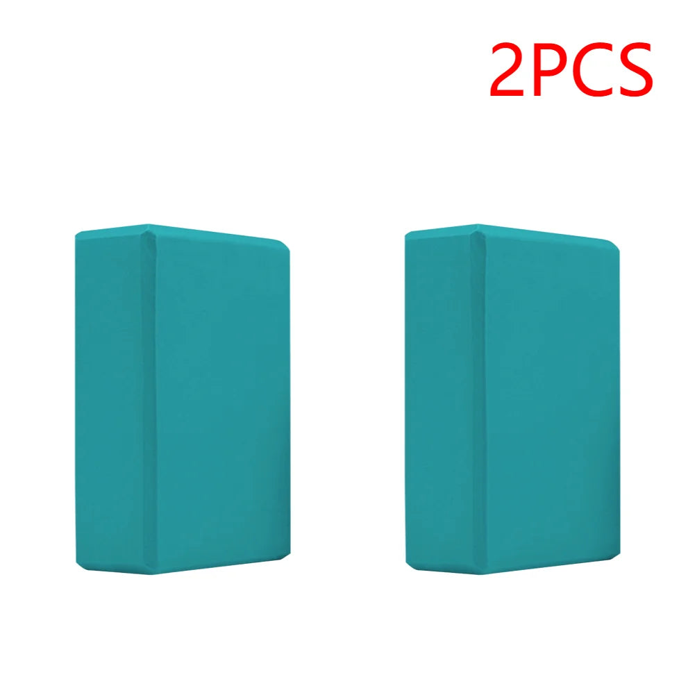 2-5PCS EVA Yoga Block Gym Training Blocks Moisture-Proof High Density Yoga Blocks Body Shaping Yoga Blocks for Meditation