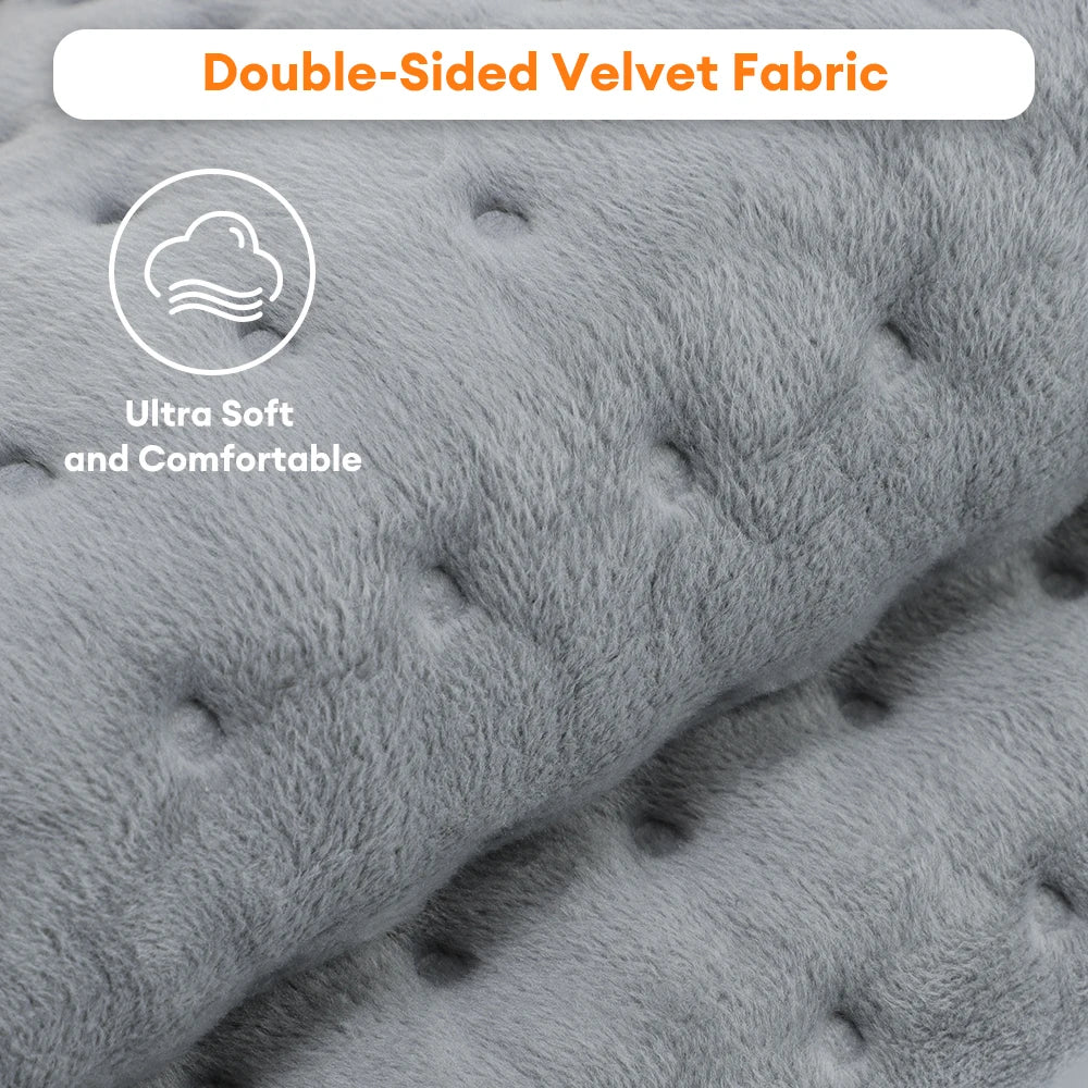 Electric Heating Pad for Back and Leg 9 Heat Levels Temperature Control Hot Compress Fast Heating Mat Pet Warming Mat Home Use