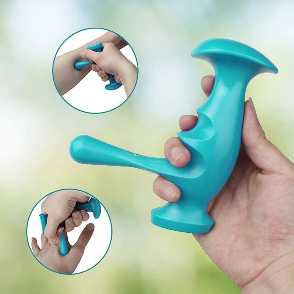 Deep Tissue Massage Tool Trigger Point Massage Tool Thumb Saver Massage Tool Manual Hand Back Massage Tool for Hand Relaxation