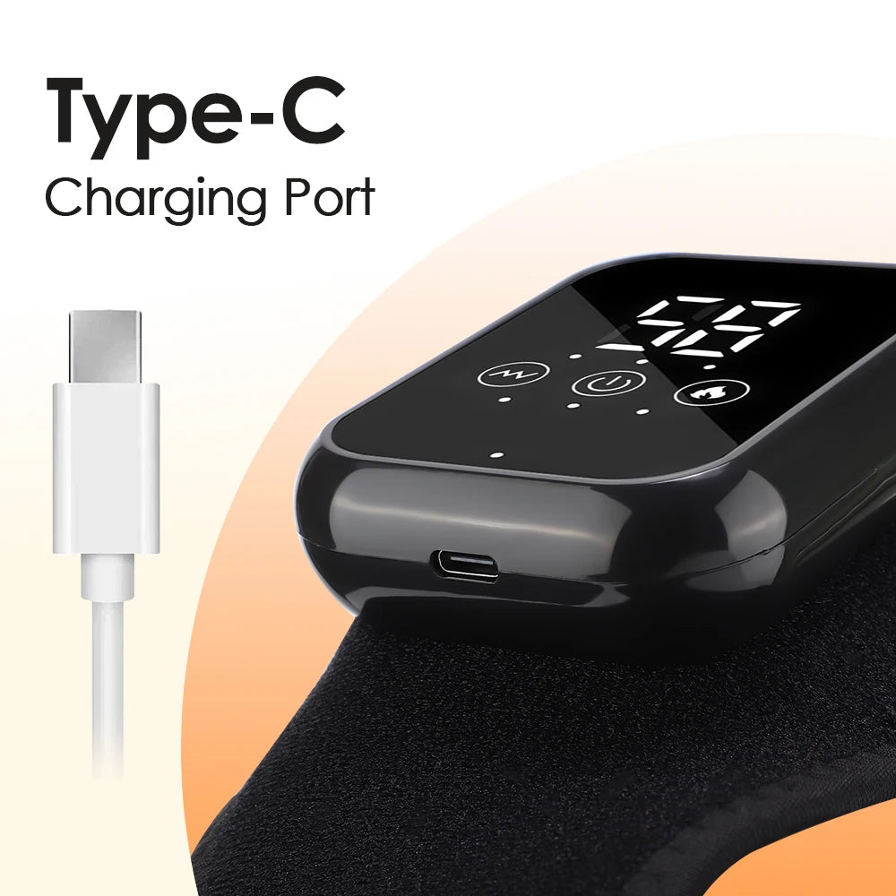 Electric Foot Heat Massager Hot Compress Vibration Ankle Massage Wrap for Joint Protection Ankle Support Brace Health Care