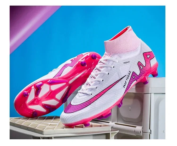 Men Football Shoes TF/FG Society Cleats Indoor Soccer Shoes Professional Football Field Boots Fast Unisex Sneaker Top Quality