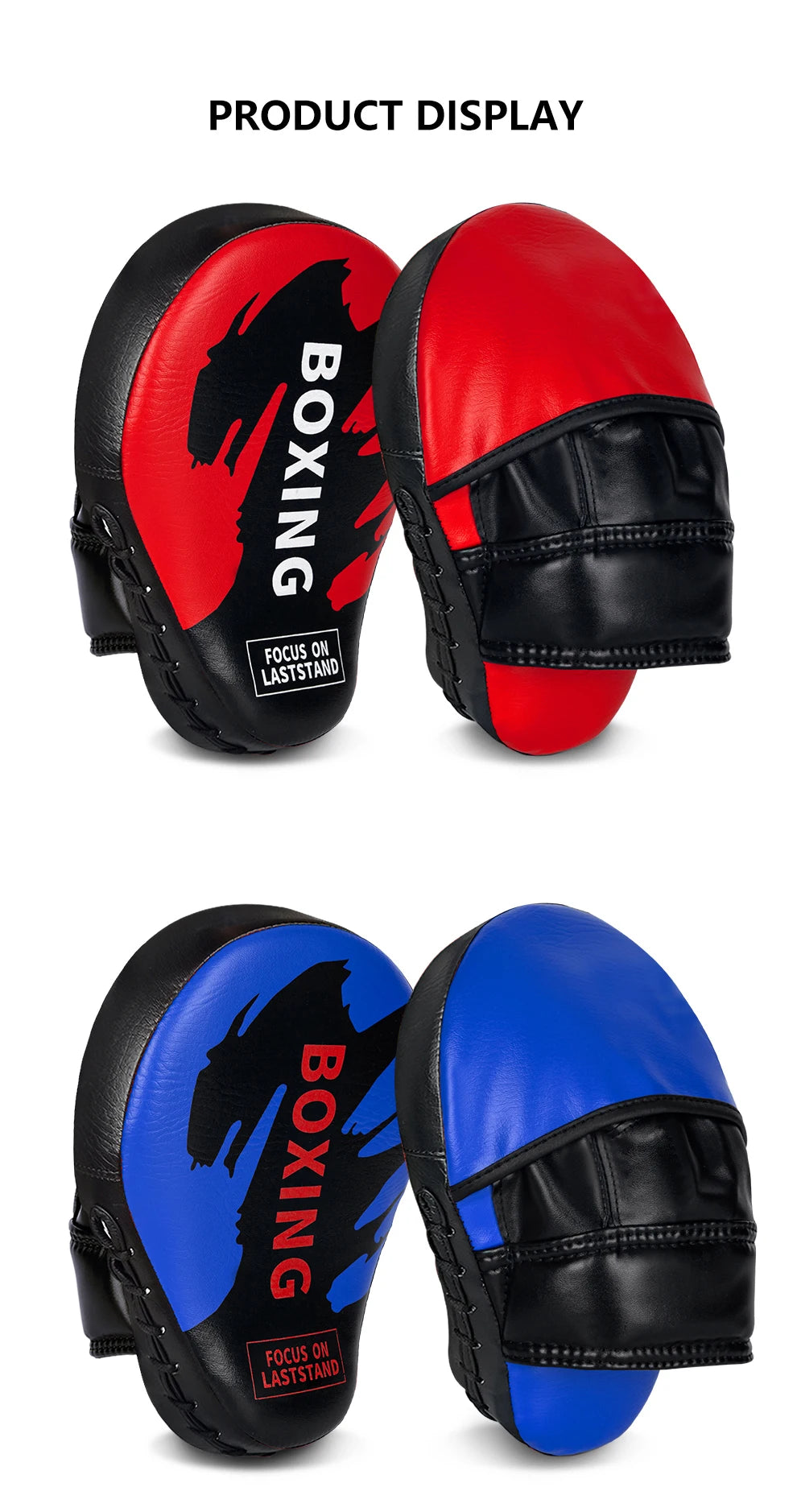 1pc Boxing Hand Target Martial Thai Kick Sanda Training Thickened Karate Training Mitt Focus Punch Pads Five-finger Hand Target