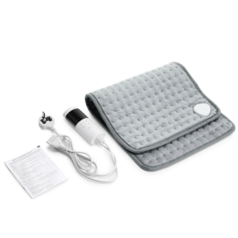 Electric Heating Pad for Back and Leg 9 Heat Levels Temperature Control Hot Compress Fast Heating Mat Pet Warming Mat Home Use