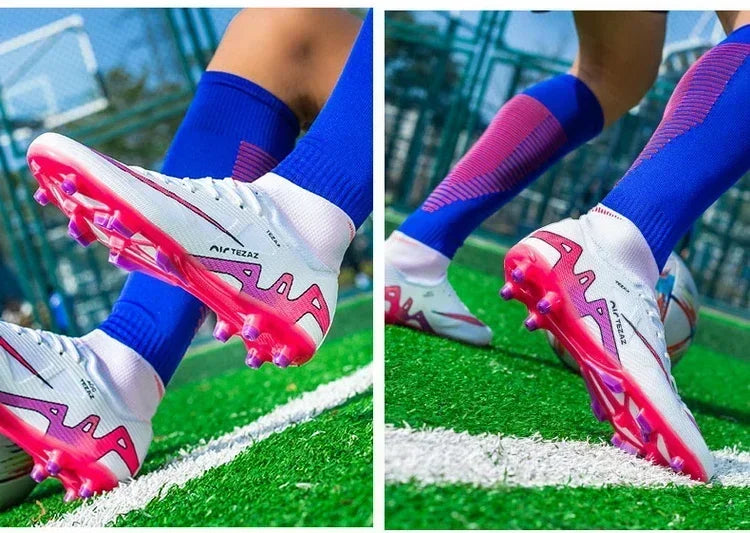 Men Football Shoes TF/FG Society Cleats Indoor Soccer Shoes Professional Football Field Boots Fast Unisex Sneaker Top Quality