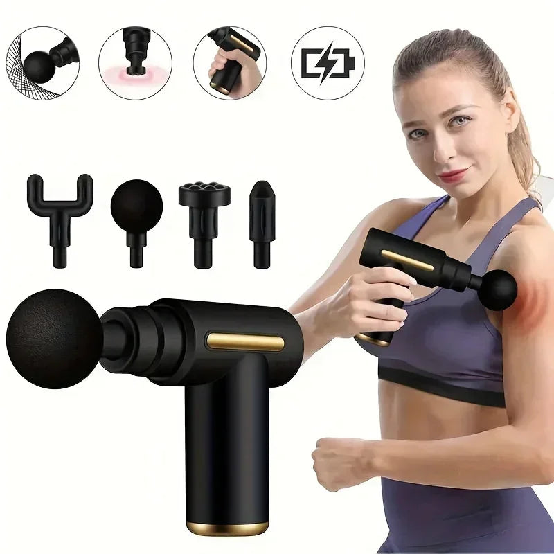Fascial Machine Muscle Relaxation USB Mini MassageGun Vibration Gun Massage Fitness Equipment NeckGrasping Fascia Gun
