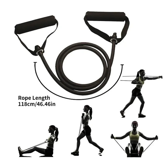 Resistance Bands with Handles for Home Gym, Exercise Strength Training Bands for Men Women, Portable Fitness Workout Equipment
