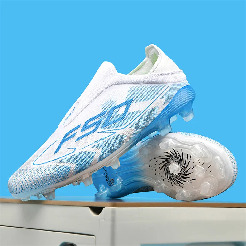 New Men's Soccer Shoes Grass Adult Non-Slip Non Slip Football Boots Ultralight Sport Indoor Cleats Fg Turf Futsal Comfortable