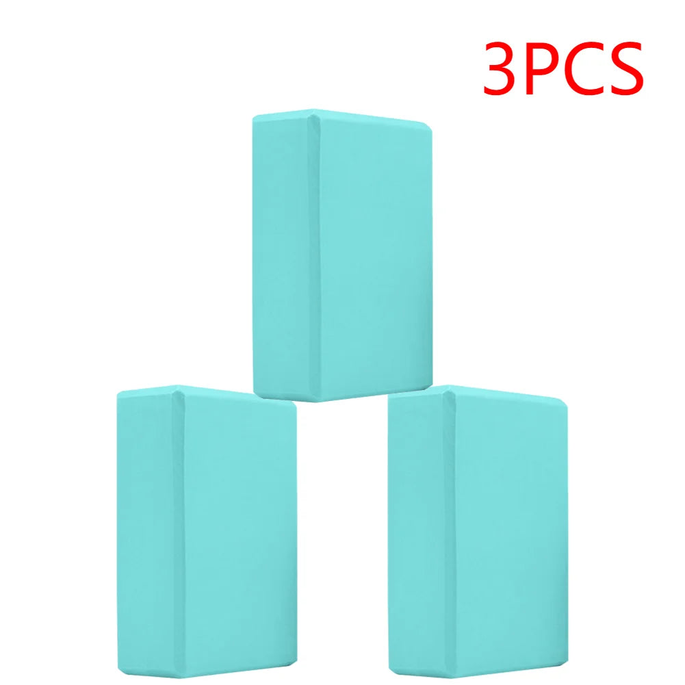 2-5PCS EVA Yoga Block Gym Training Blocks Moisture-Proof High Density Yoga Blocks Body Shaping Yoga Blocks for Meditation