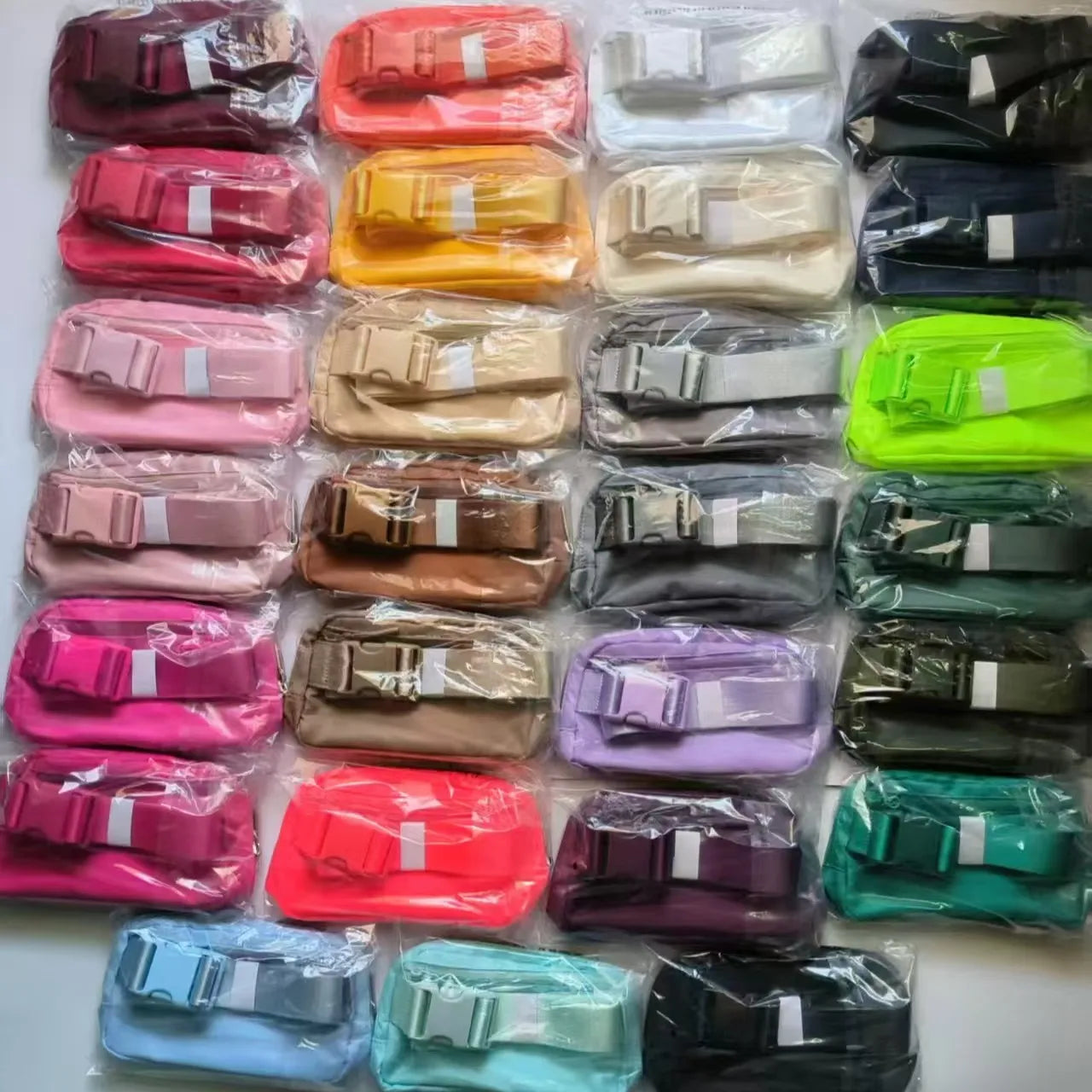 Lemon Sports Belt Bag Women Fanny Pack Outdoor Sports Waist Bag Fitness Crossbody Chest Pack Leisure Pouch Zip Oxford Bum Bags
