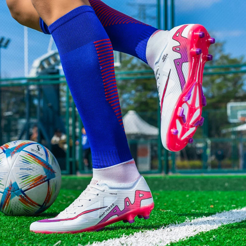 Men Football Shoes TF/FG Society Cleats Indoor Soccer Shoes Professional Football Field Boots Fast Unisex Sneaker Top Quality