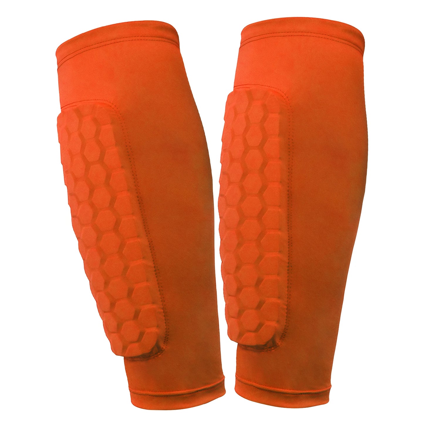 Shin Guards with Honeycomb Pads Soccer Shin Pads Ergonomic Lightweight Calf Protective Gear for Boys Girls Men Women