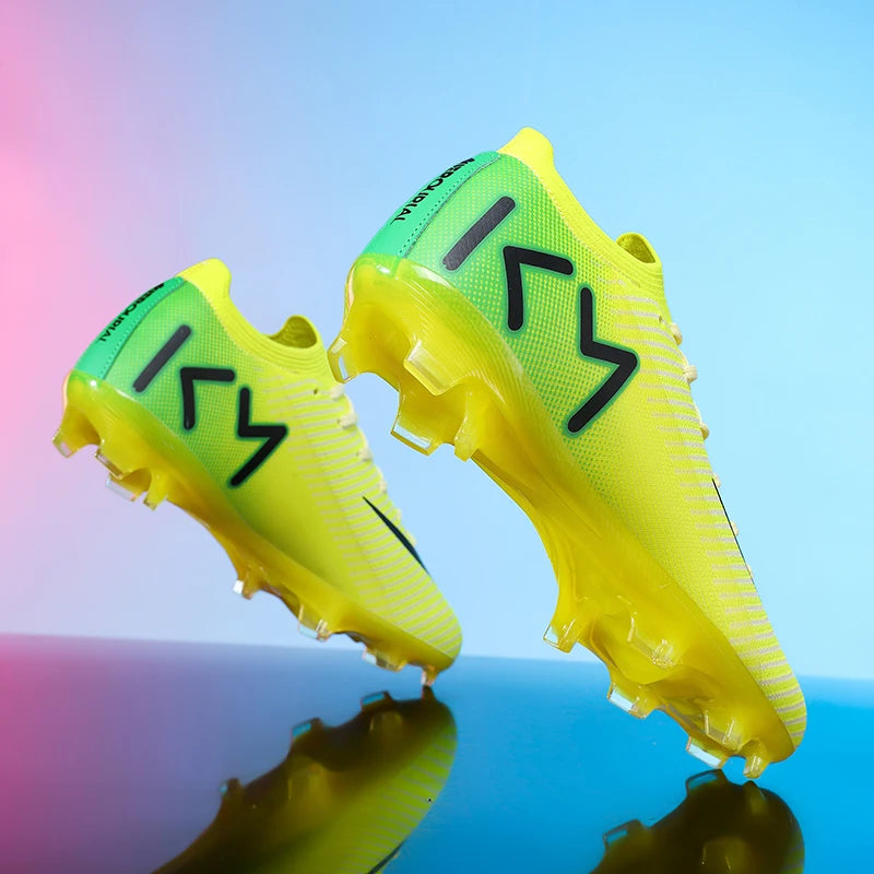 New Men Soccer Shoes Grass Cleats Football Boots Non-Slip High-top Futsal Sneakers High-quality Match Indoor Hot-selling Outdoor