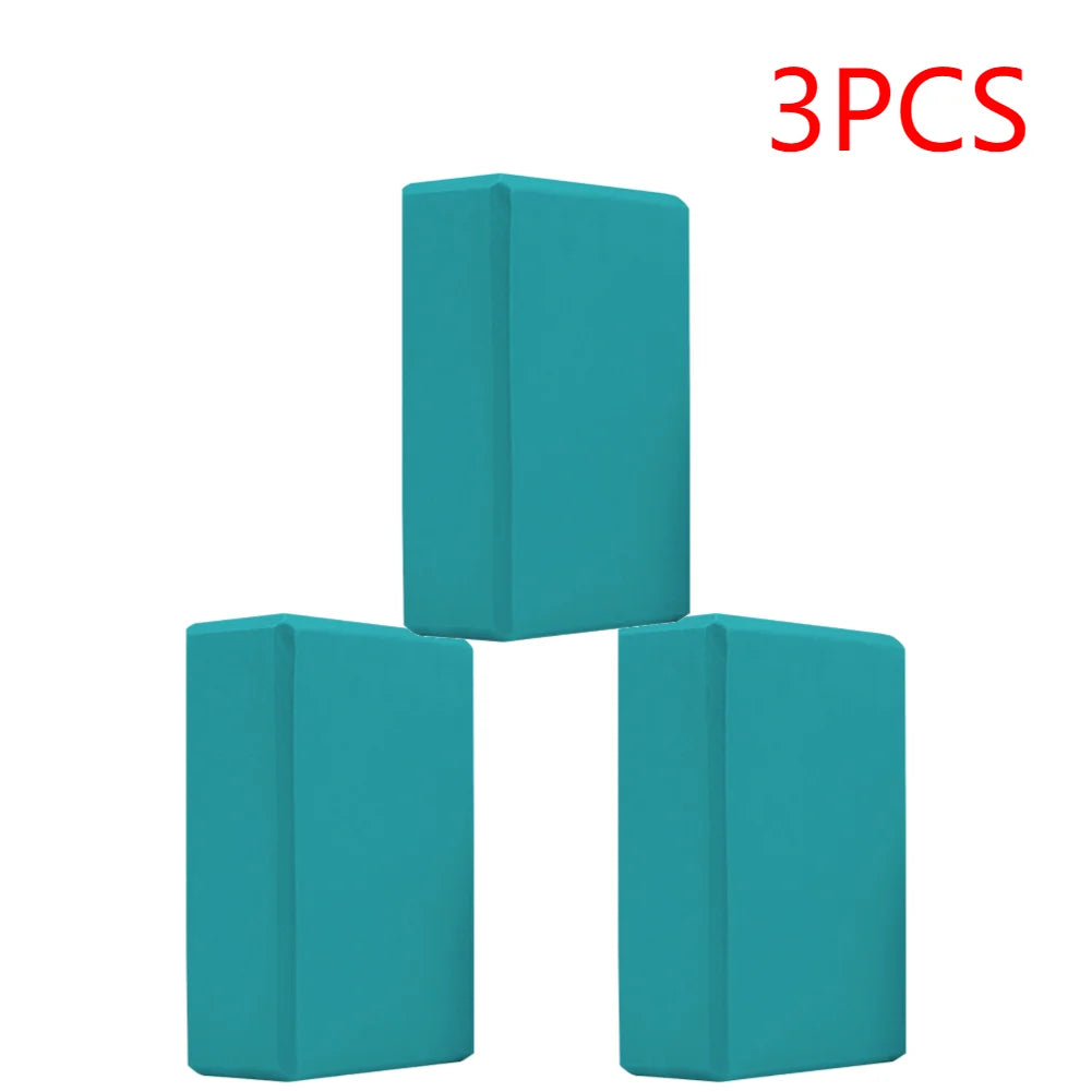 2-5PCS EVA Yoga Block Gym Training Blocks Moisture-Proof High Density Yoga Blocks Body Shaping Yoga Blocks for Meditation