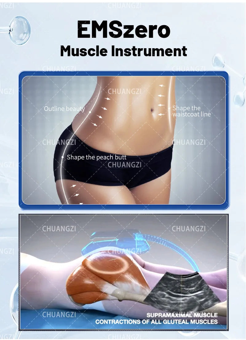 Professional EMSzero NEO 6500W RF Machine Hi-EMT Body Sculpting Fat Burning EMS Slimming Beauty Equipment
