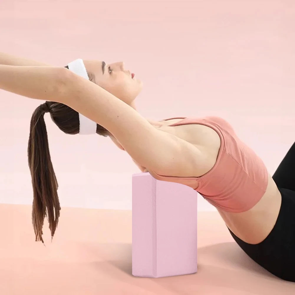 EVA Yoga Block Waterproof Yoga Balance Bricks Moisture-Proof High Density Yoga Blocks Body Shaping Yoga Blocks for Yoga Pilates