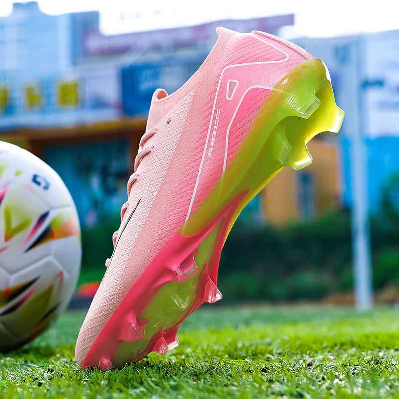 New Men Soccer Shoes Grass Cleats Football Boots Non-Slip High-top Futsal Sneakers High-quality Match Indoor Hot-selling Outdoor