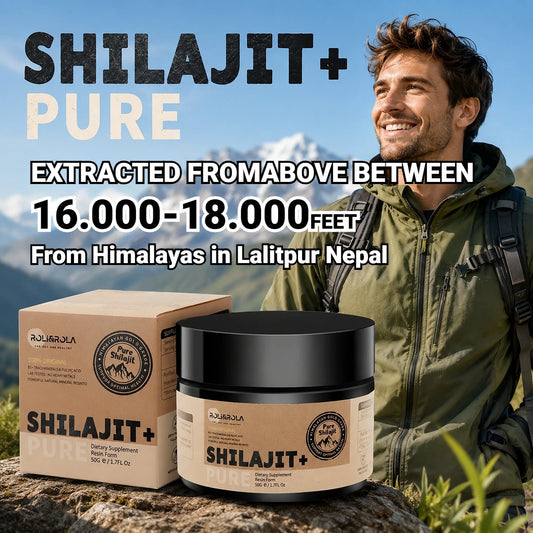 ROLI&ROLA 3/6/9 Pack *50g Pure Shilajit Resin with 85+Trace Minerals Fulvic Acid Edible Dietary Supplement for Men and Women