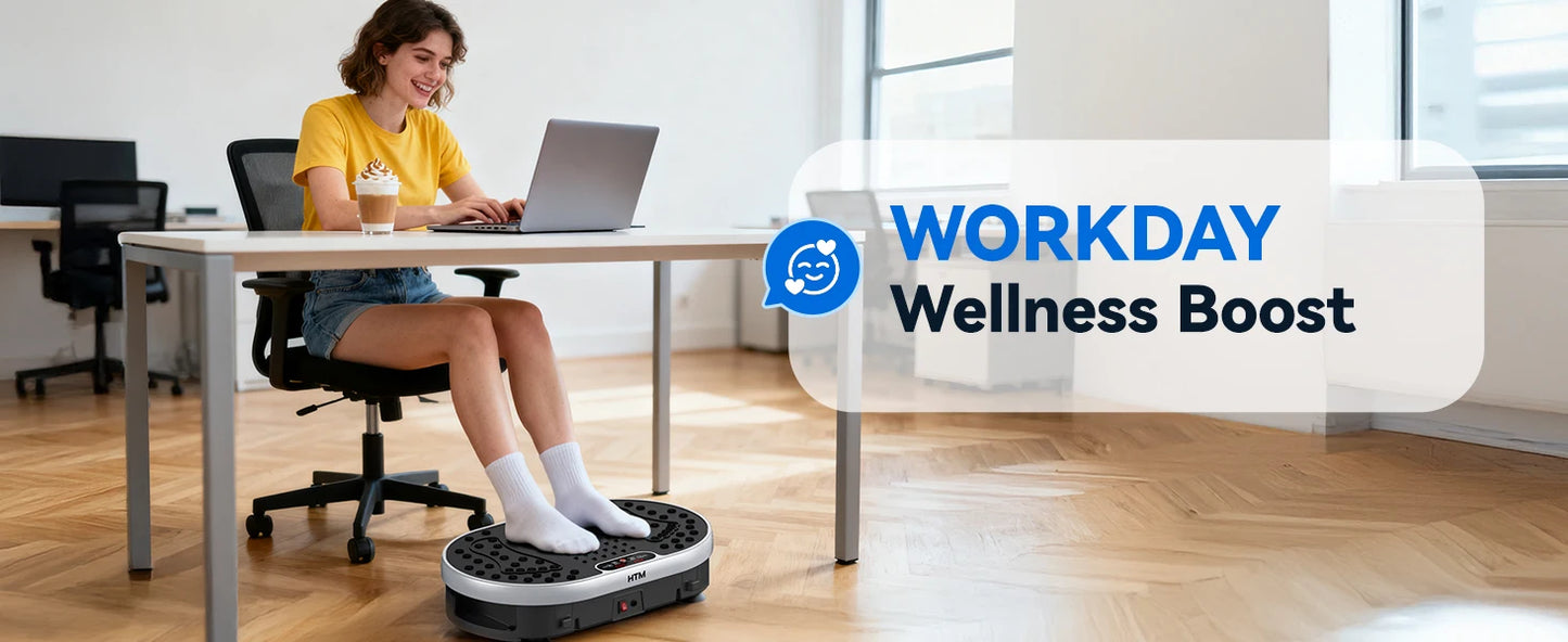 Vibration Plate Exercise Machine 120 Speed Levels 9 Preset Programs Home Fitness Equipment Weight Loss Fat Burning Muscle Toning