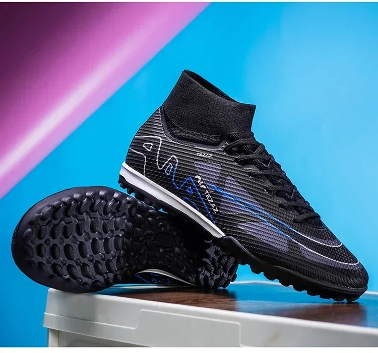 Men Football Shoes TF/FG Society Cleats Indoor Soccer Shoes Professional Football Field Boots Fast Unisex Sneaker Top Quality