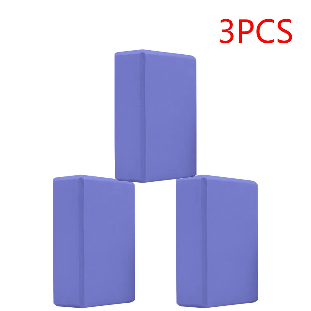 2-5PCS EVA Yoga Block Gym Training Blocks Moisture-Proof High Density Yoga Blocks Body Shaping Yoga Blocks for Meditation