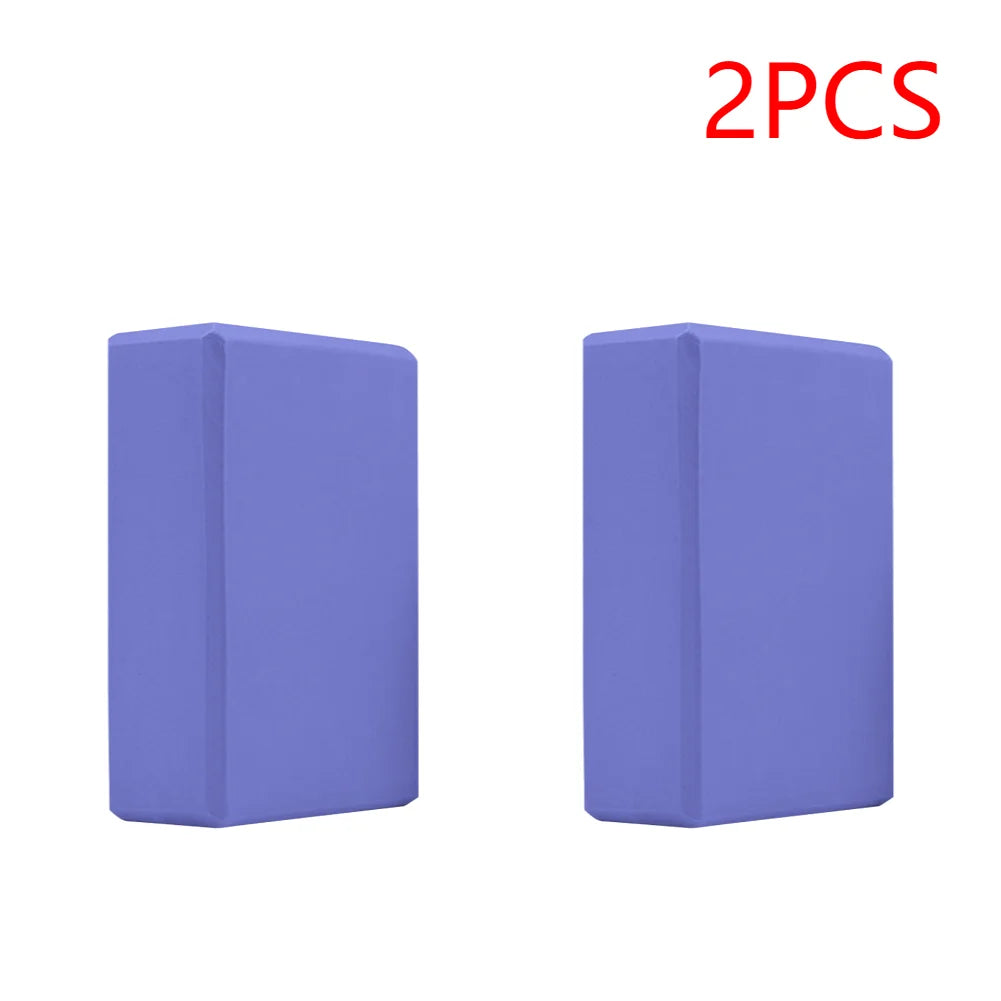2-5PCS EVA Yoga Block Gym Training Blocks Moisture-Proof High Density Yoga Blocks Body Shaping Yoga Blocks for Meditation
