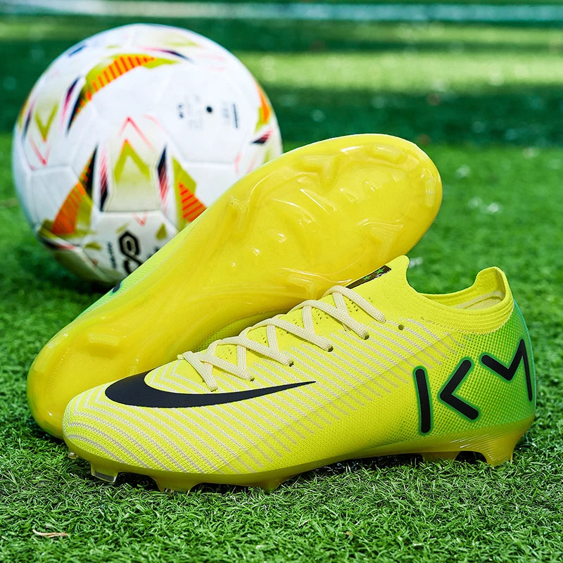 New Men Soccer Shoes Grass Cleats Football Boots Non-Slip High-top Futsal Sneakers High-quality Match Indoor Hot-selling Outdoor