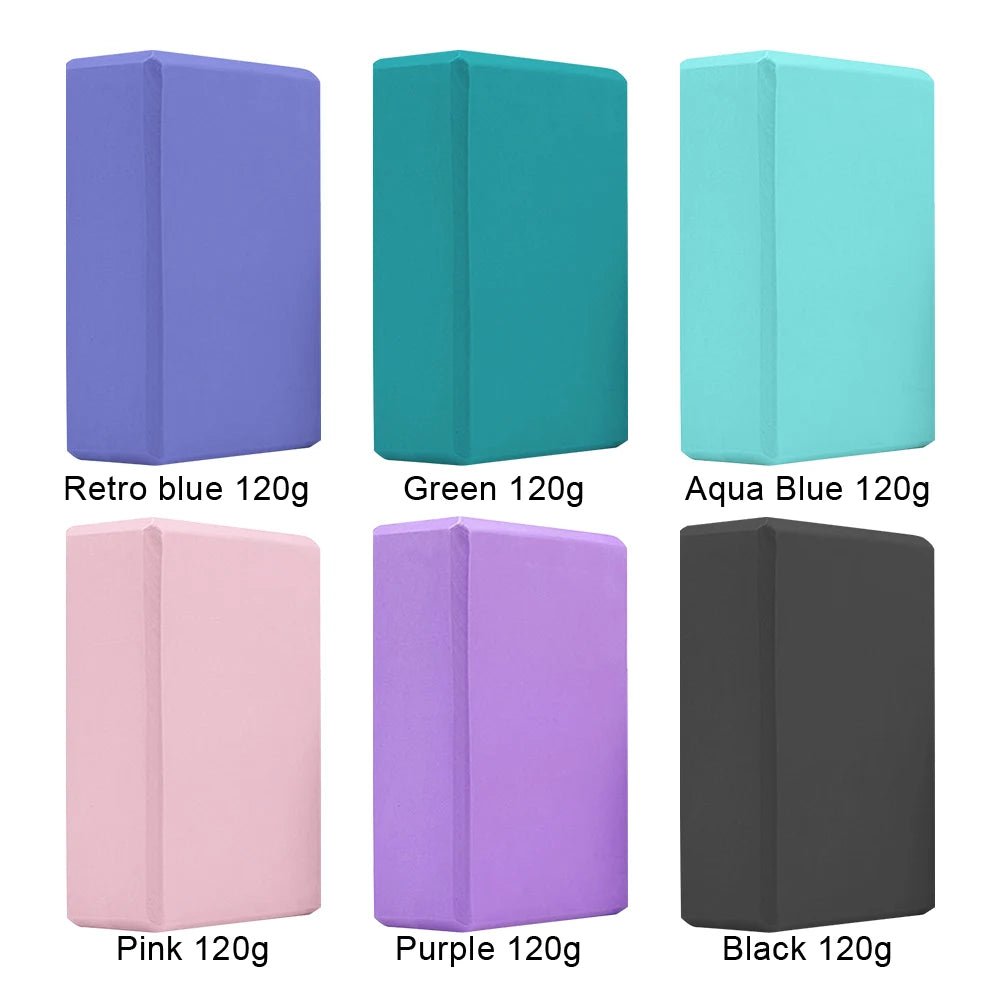 2-5PCS EVA Yoga Block Gym Training Blocks Moisture-Proof High Density Yoga Blocks Body Shaping Yoga Blocks for Meditation