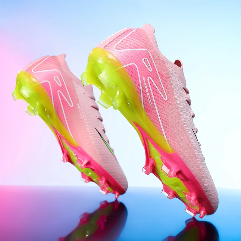 New Men Soccer Shoes Grass Cleats Football Boots Non-Slip High-top Futsal Sneakers High-quality Match Indoor Hot-selling Outdoor