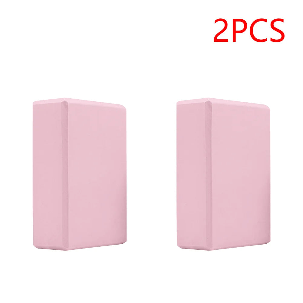 2-5PCS EVA Yoga Block Gym Training Blocks Moisture-Proof High Density Yoga Blocks Body Shaping Yoga Blocks for Meditation