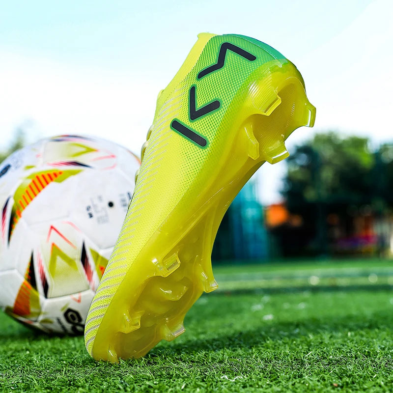 New Men Soccer Shoes Grass Cleats Football Boots Non-Slip High-top Futsal Sneakers High-quality Match Indoor Hot-selling Outdoor