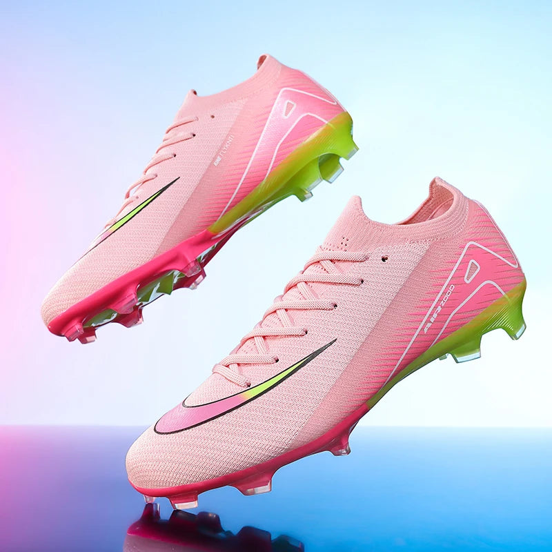 New Men Soccer Shoes Grass Cleats Football Boots Non-Slip High-top Futsal Sneakers High-quality Match Indoor Hot-selling Outdoor
